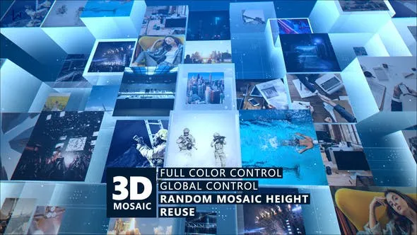 Videohive Mosaic Digital Technology 24660912