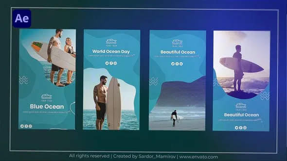 Videohive Ocean Instagram Story 47562026