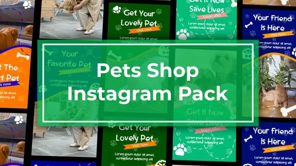 Videohive Pets Shop Instagram Reels 47465669