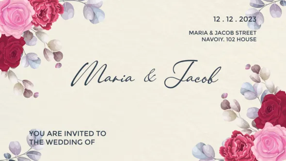 Videohive Romantic Wedding Intro 47495156