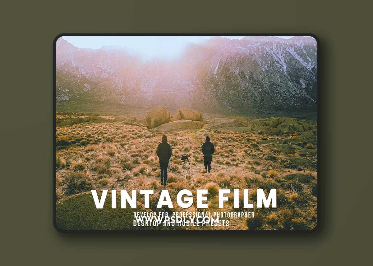 Vintage Film - Desktop and Mobile Presets M78FHBS
