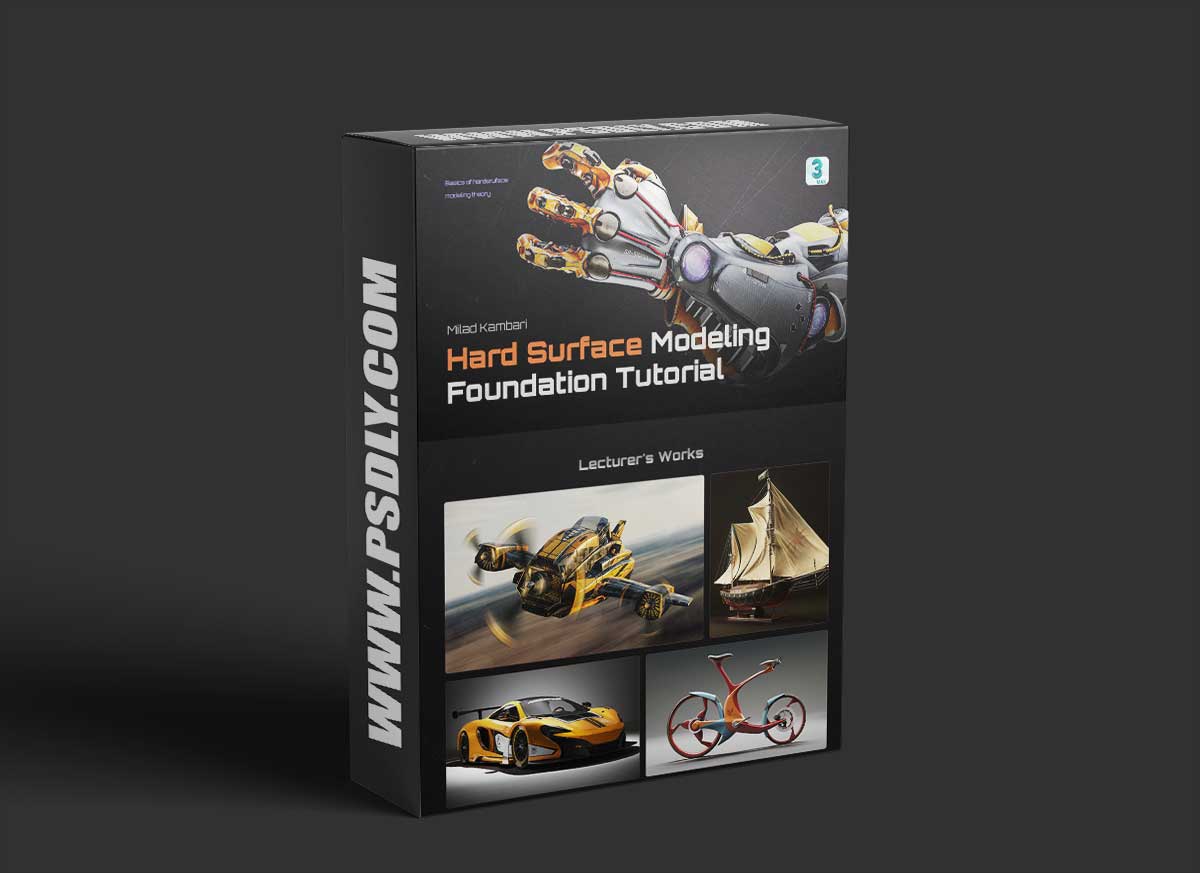 Wingfox – Hard Surface Modeling Foundation Tutorial with Milad Kambari