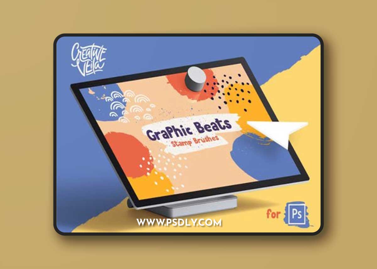 330 Graphic Beat Brushes for Photoshop