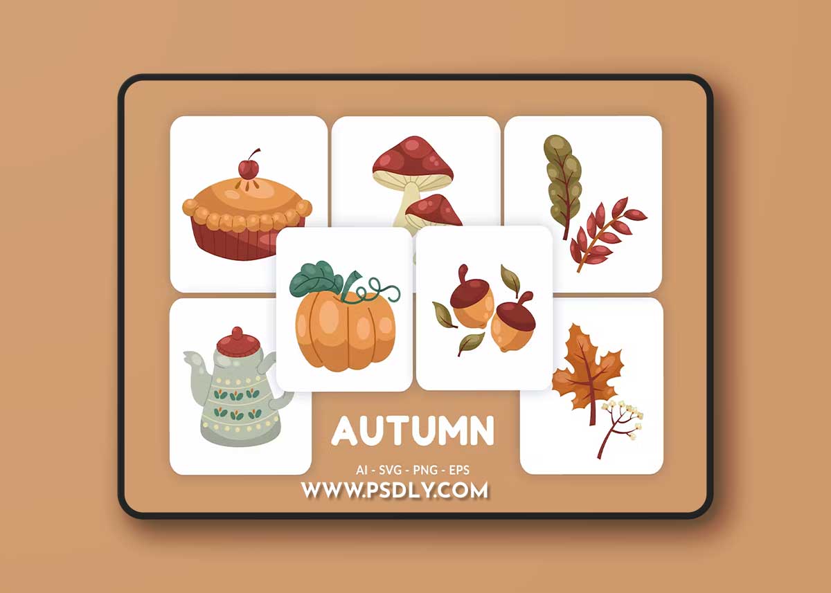 Autumn Vector Illustration v.7 PV9LGY4