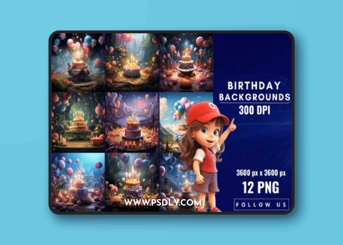 Birthday Celebration Backgrounds