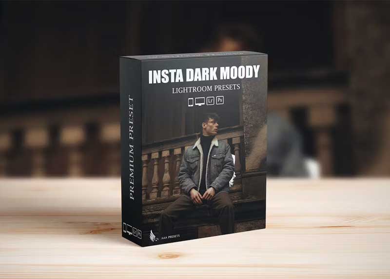 Dark Moody Aesthetic Instagram Feed Lightroom Presets