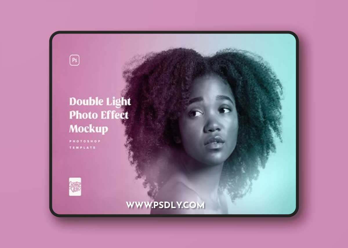 Duotone - Double Light Photoshop Effect Template
