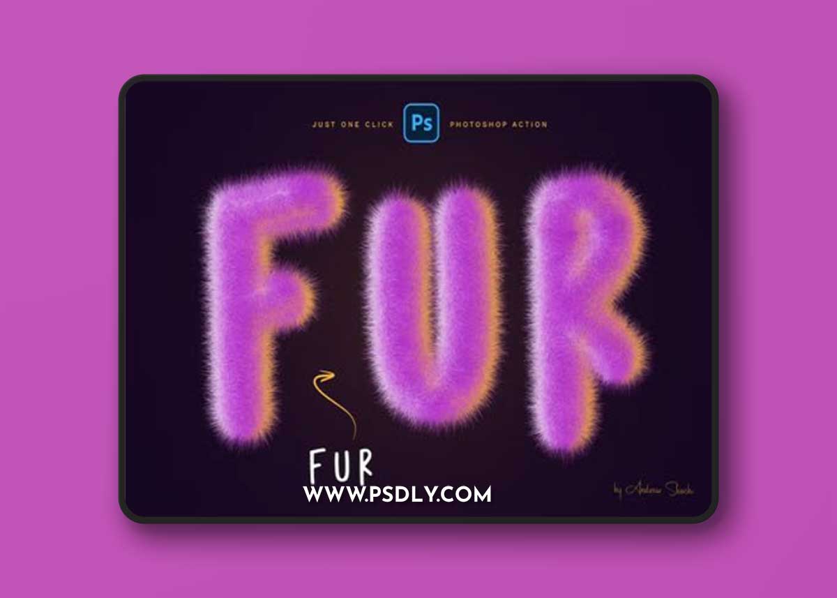 Fur Effect Photoshop Action