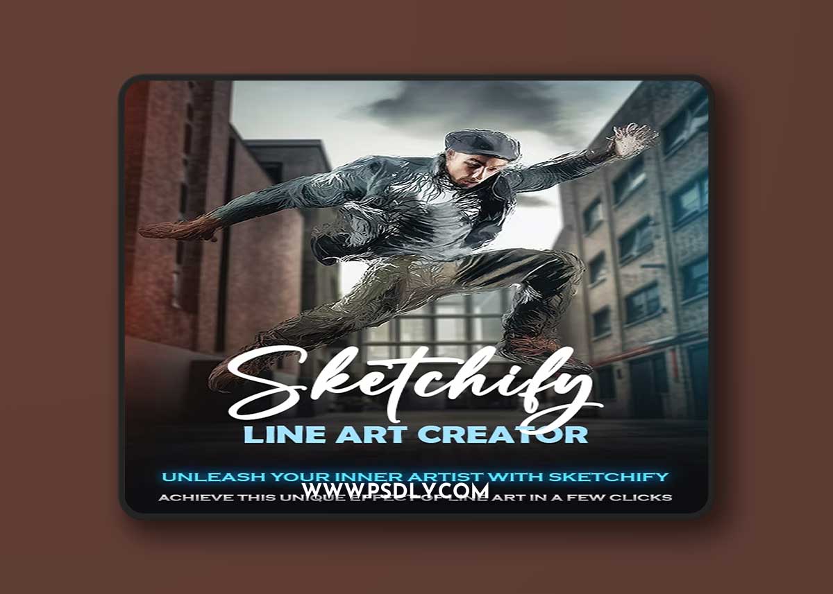 GraphicRiver - Sketchify (Line Art Creator) - Photoshop Action 45642226