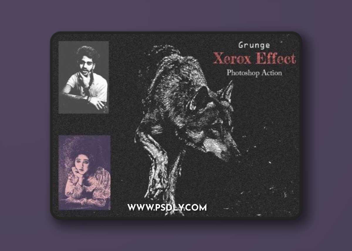 Grunge Xerox Effect Photoshop Action