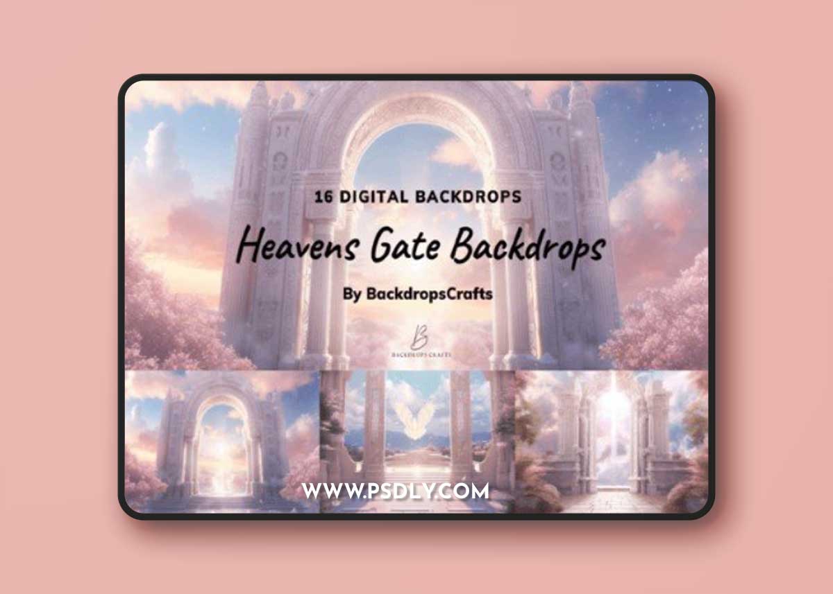 Memorable Heavens Gate Digital Backdrops