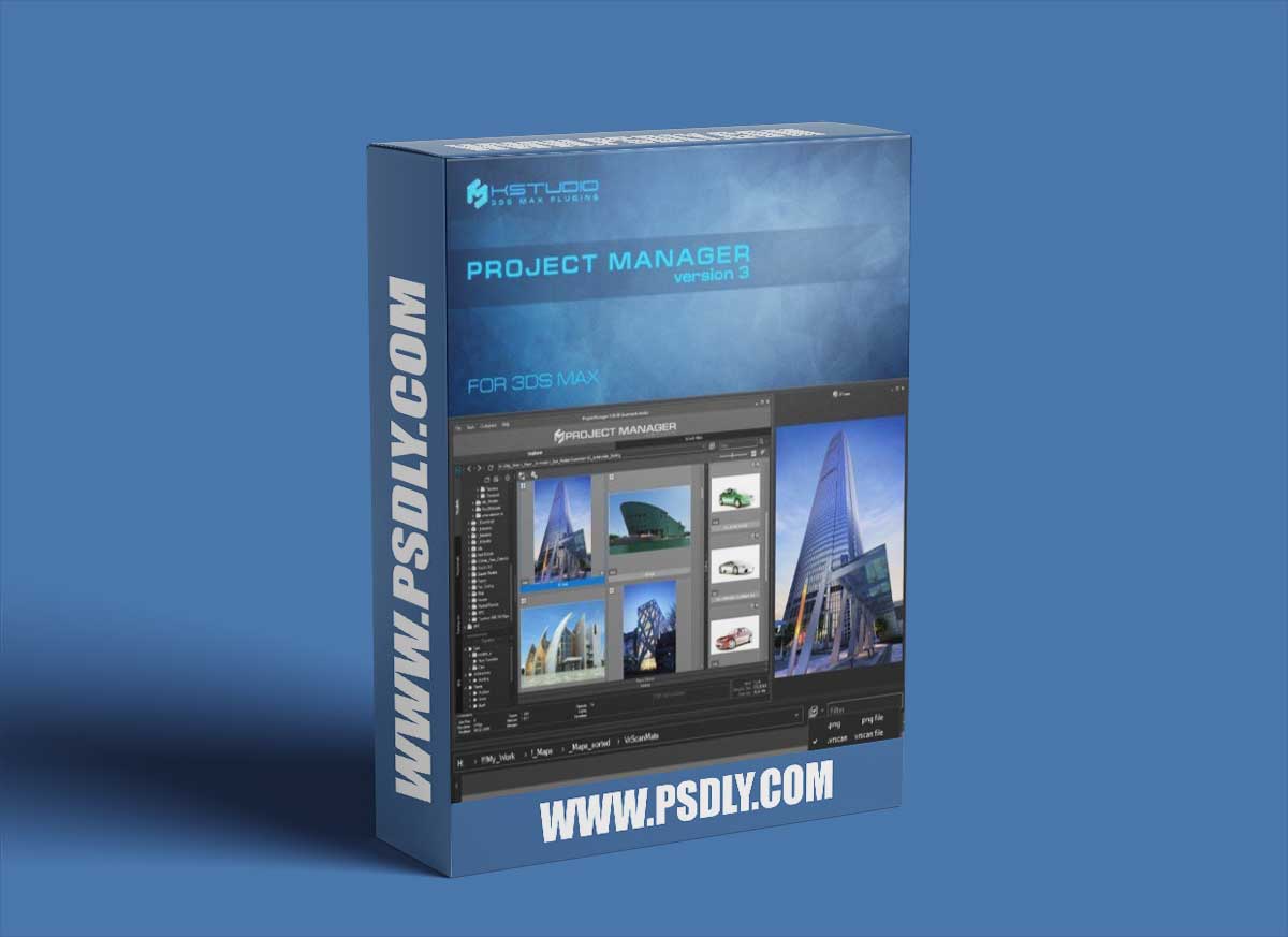 3d-kstudio Project Manager 3.23.45 for 3ds Max
