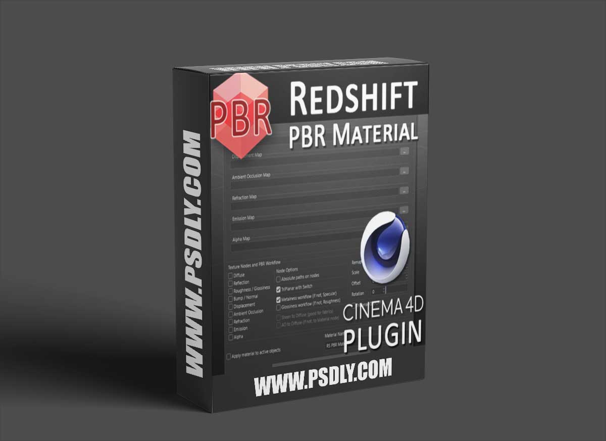 Redshift PBR Material plugin for Cinema 4D