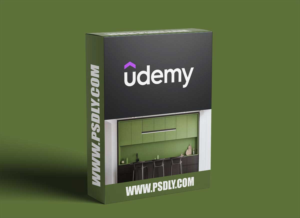 Udemy Mastering Kitchen Interior Design in 3DsMax & Corona Render