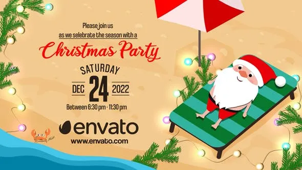 Videohive Christmas Tropical 42119736