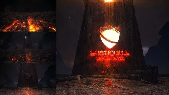 Videohive Earthquake Cracks Intro 48294264