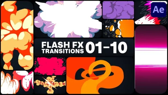 Videohive Flash FX Transitions for After Effects 48286716