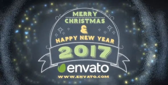 Videohive Ice Skating Santa 18839308