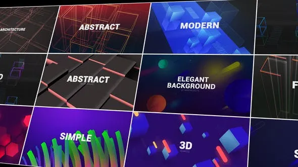 Videohive Unique Backgrounds 48048093