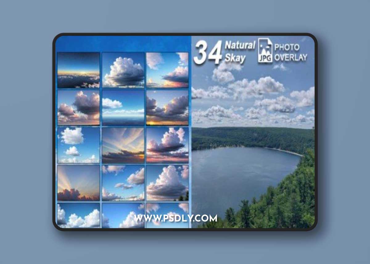 34 Natural Skay Photo Overlays