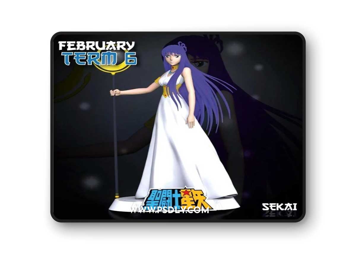 Sekai - Athena Sculpture and Bust – 3D Print Model