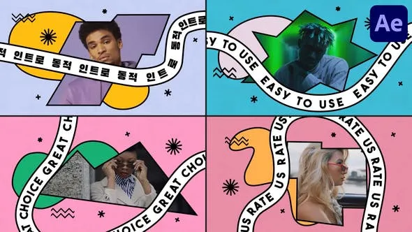 Videohive Bold Shapes Slides for After Effects 48823383