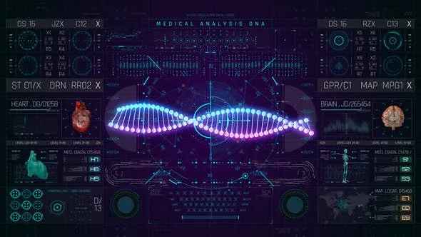 Videohive HUD PRO Medical DNA 48797990