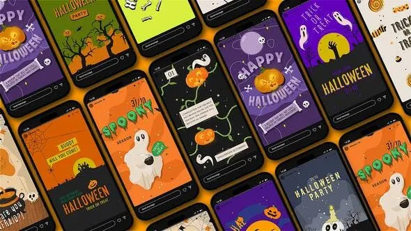 Videohive Halloween Stories Bundle 48433215
