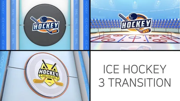 Videohive Ice Hockey Logo Transition 48286573