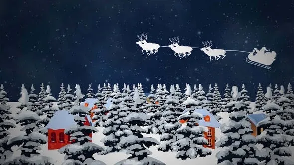 Videohive Merry Christmas And Happy New Year Intro 48885092