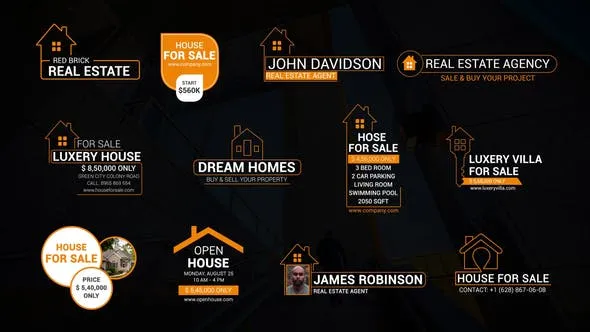 Videohive Real Estate Promotion Titles 48913753