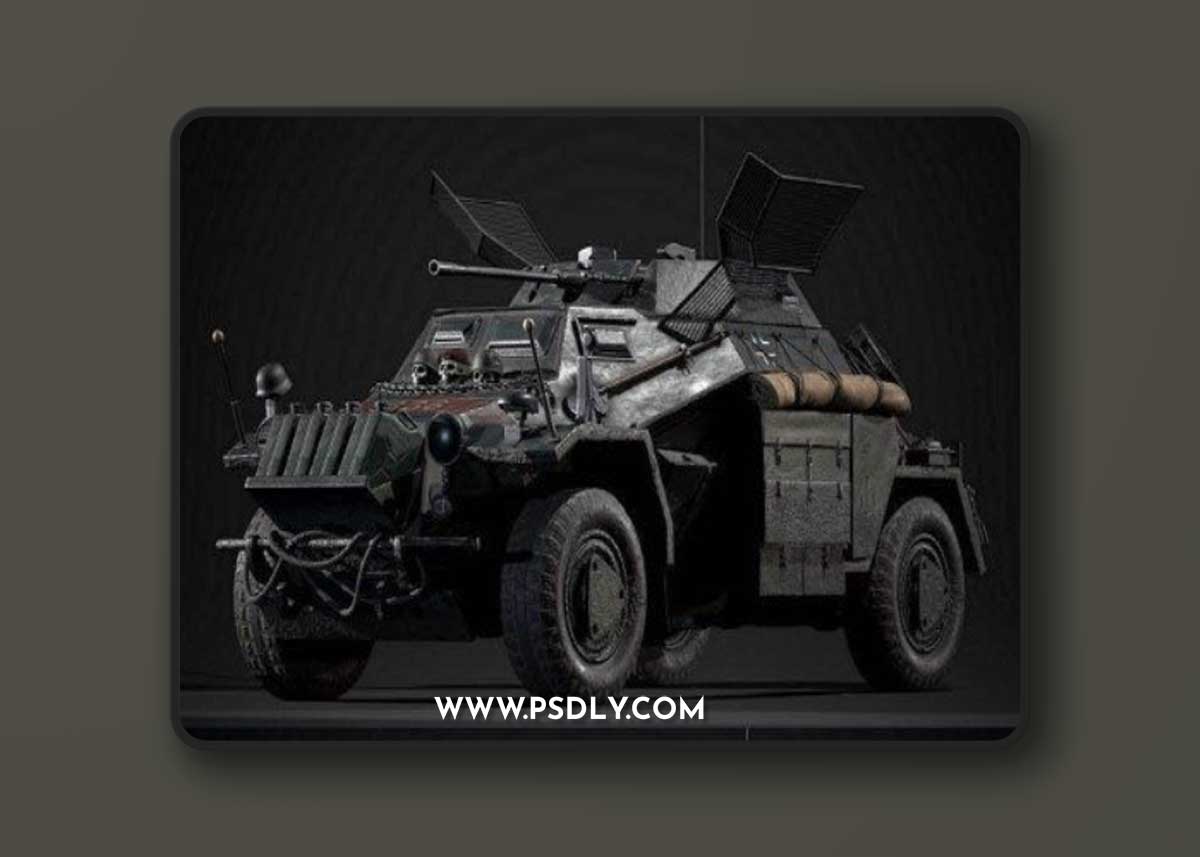 WW2 – German APC – SdKfz222