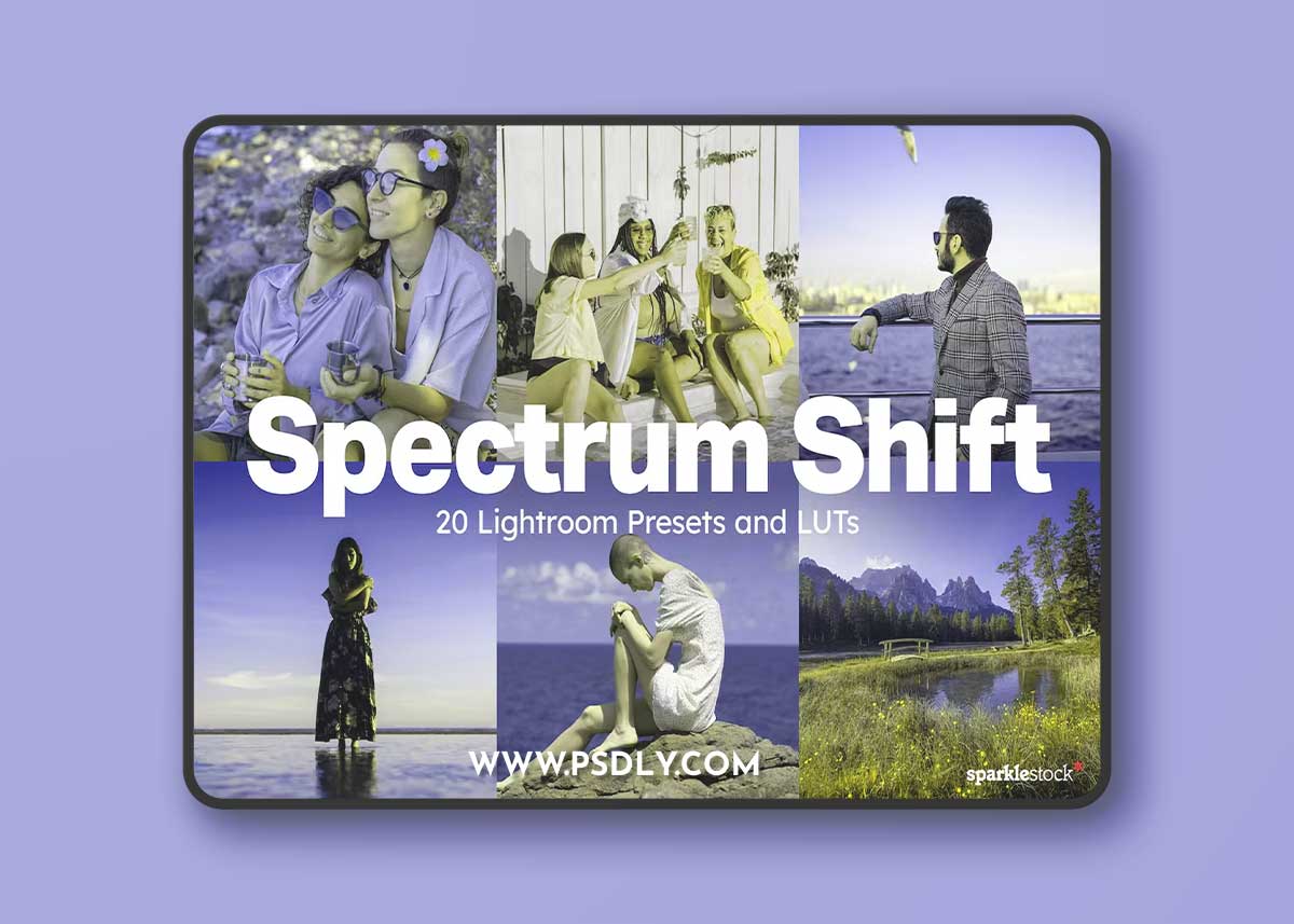 20 Spectrum Shift Lightroom Presets and LUTs
