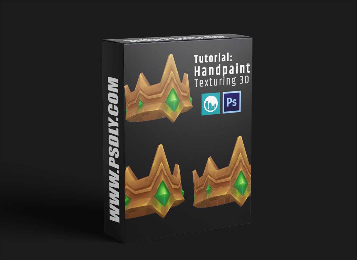 ArtStation - Stylized Crown - Handpaint Texturing