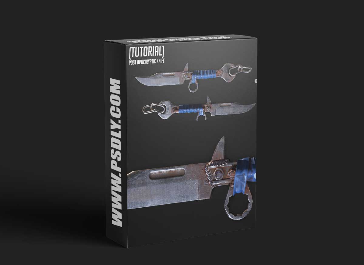 ArtStation – Post Apocalyptic Knife: Game Asset