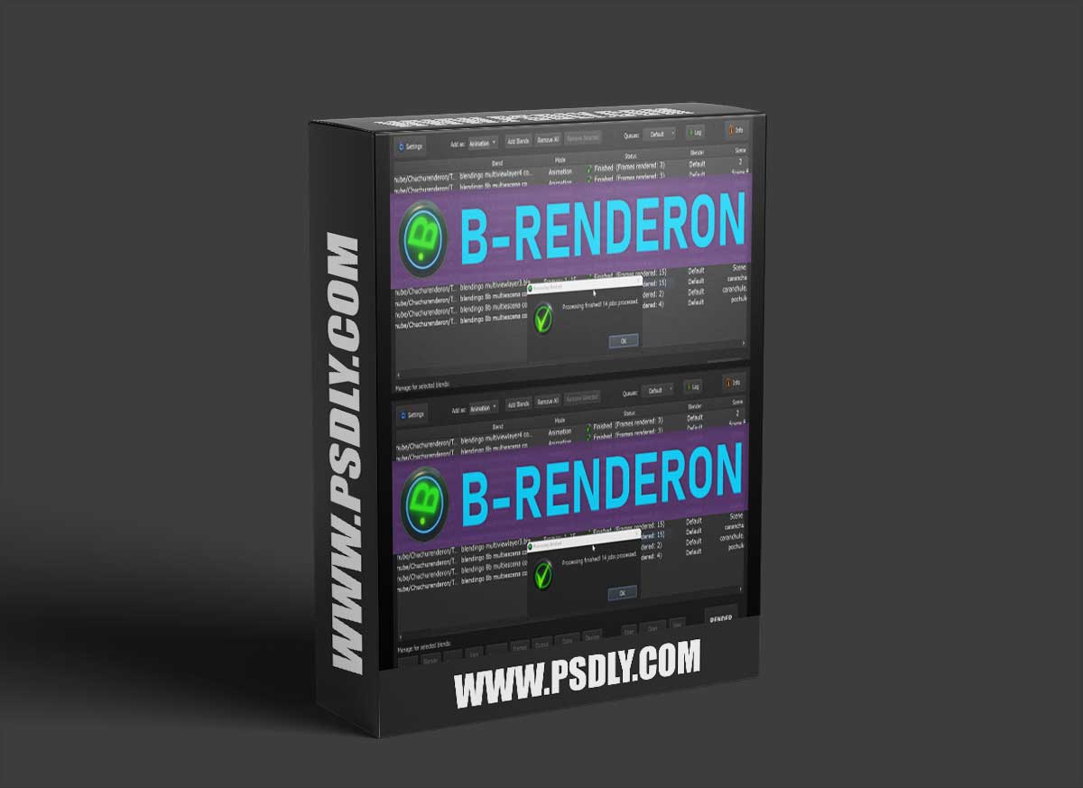 Blender Market - B-Renderon v3.1 [Standalone Render Manager] WIN