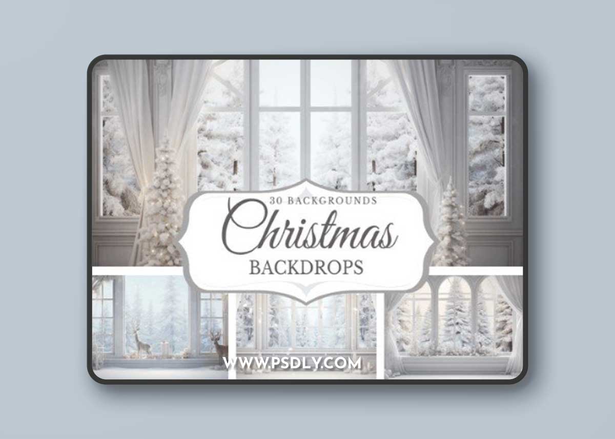 Christmas Digital Backdrops