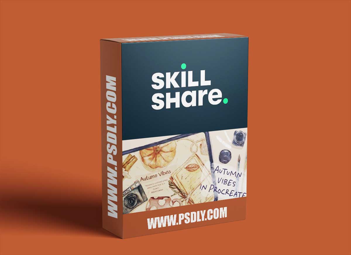 Cosy Watercolor Autumn in Procreate - Creating Seamless Pattern and Dealing with Composition