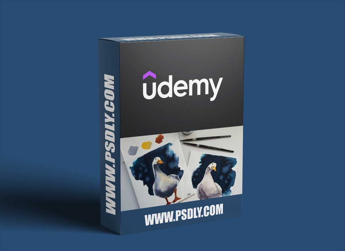 Magic of Watercolor Background: Making White Objects Pop