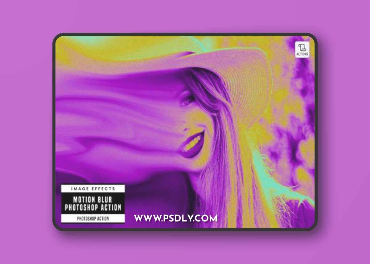 Motion Blur Photoshop Action