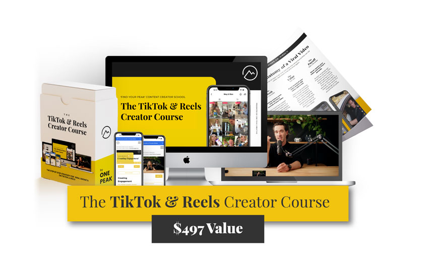 One Peak Creative Agency – The Tiktok and Reels Creator Course