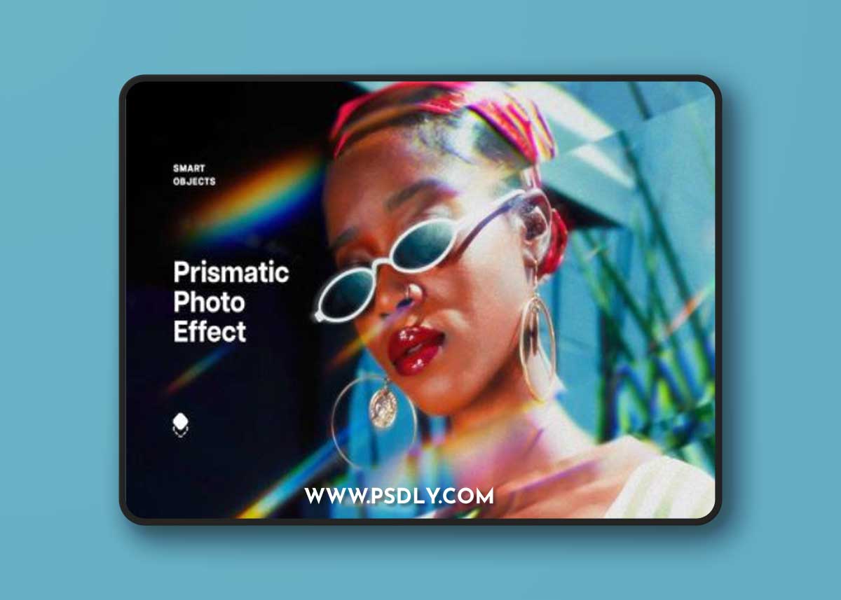Prismatic Chrome Lens Photo Effect