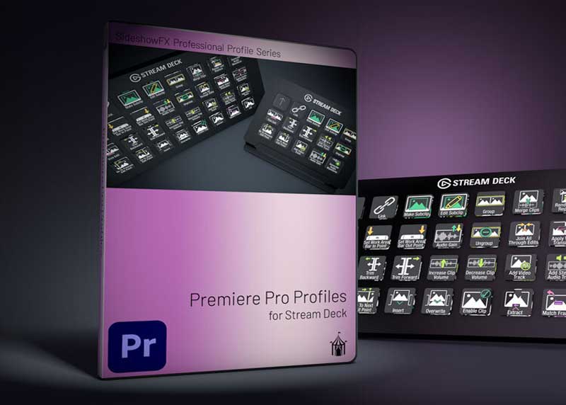 SideShowfx - Premiere Pro profiles v3.1 for stream deck