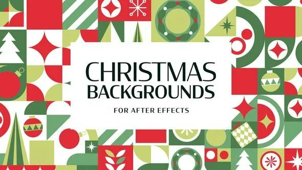 Videohive Christmas Backgrounds 48973480