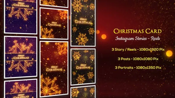 Videohive Christmas Card - Instagram Stories 49515405