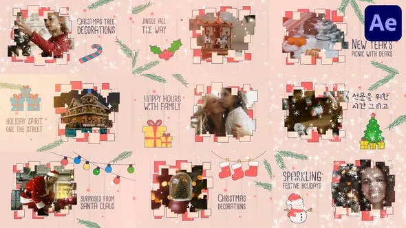 Videohive Christmas Slideshow for After Effects 49001250