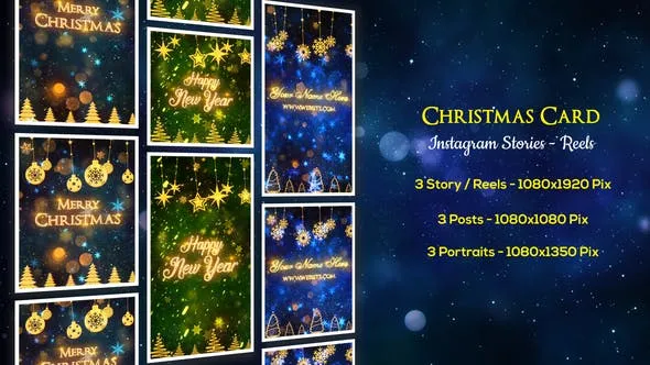 Videohive Christmas Wishes - Instagram Stories 49534159