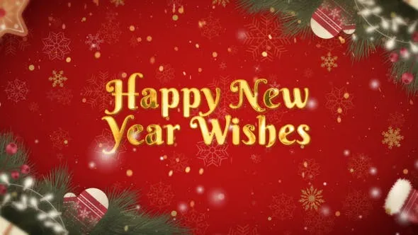Videohive Happy New Year Wishes 49330880