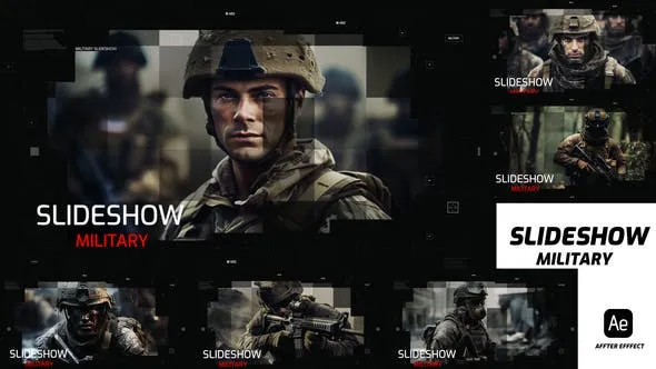 Videohive Military Slideshow 49001684