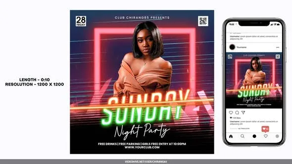 Videohive Night Club Flyer v5 49074947